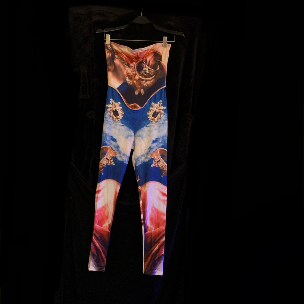 Kids Multicolor Printed Leggings